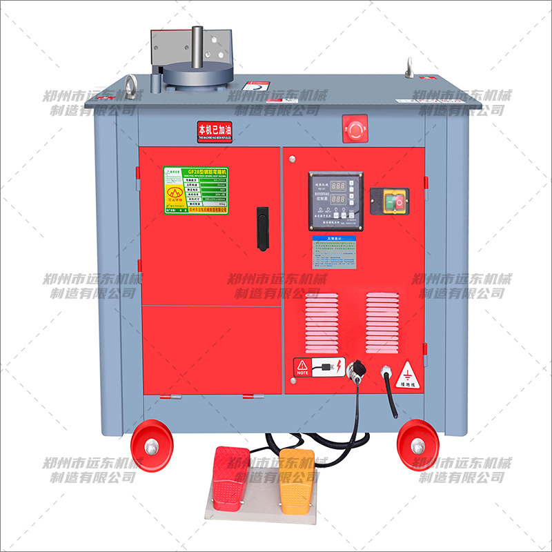 GF28型数控钢筋弯箍机(图1) GF28型数控钢筋弯箍机(图1)