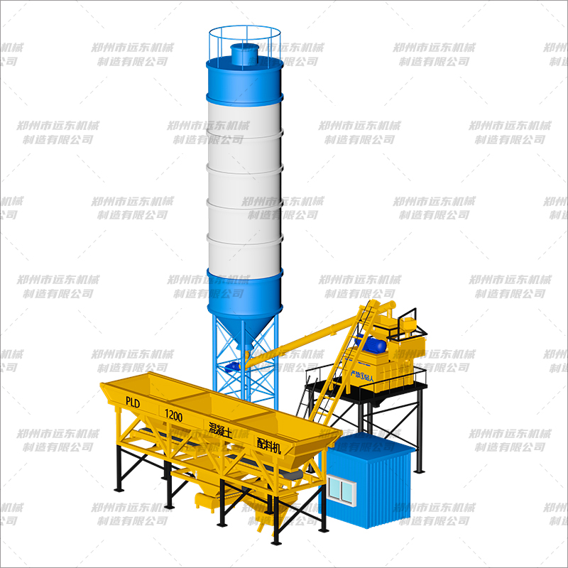 HZS25(500+3仓)混凝土搅拌站(图5) HZS25(500+3仓)混凝土搅拌站(图5)