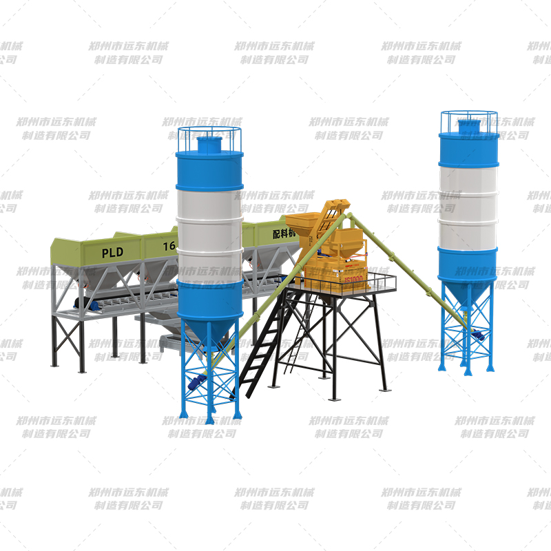 HZS50简易站(1000+4仓)(图3) HZS50简易站(1000+4仓)(图3)