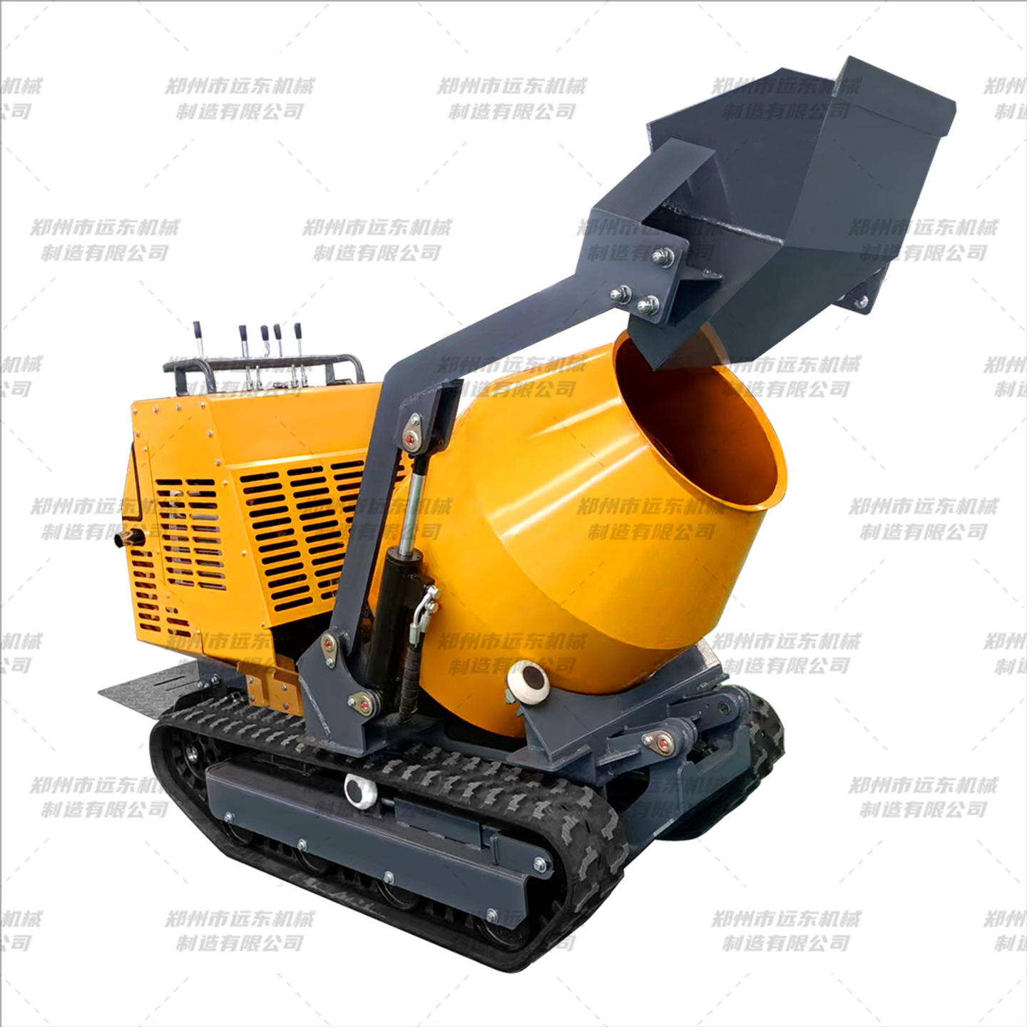 液压履带式搅拌车(图3) 液压履带式搅拌车(图3)